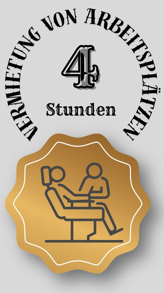 Vermietung von Tätowierer-Arbeitsplätzen (Vier Stunden)