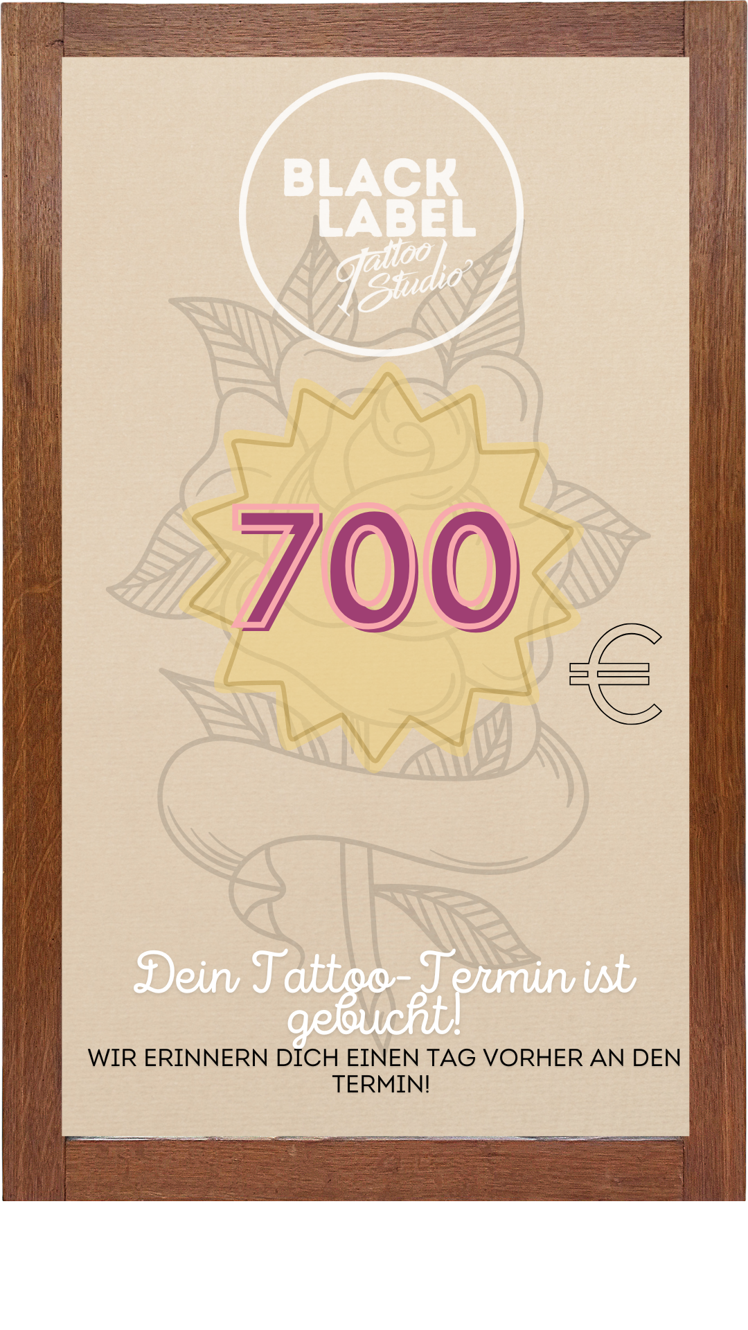 Ganztägiger Tattoo-Termin (700)